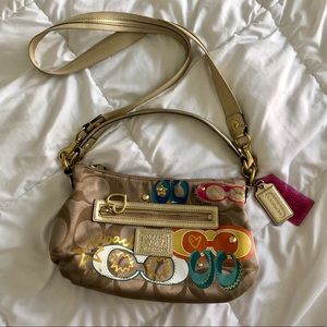 Double strap Coach purse